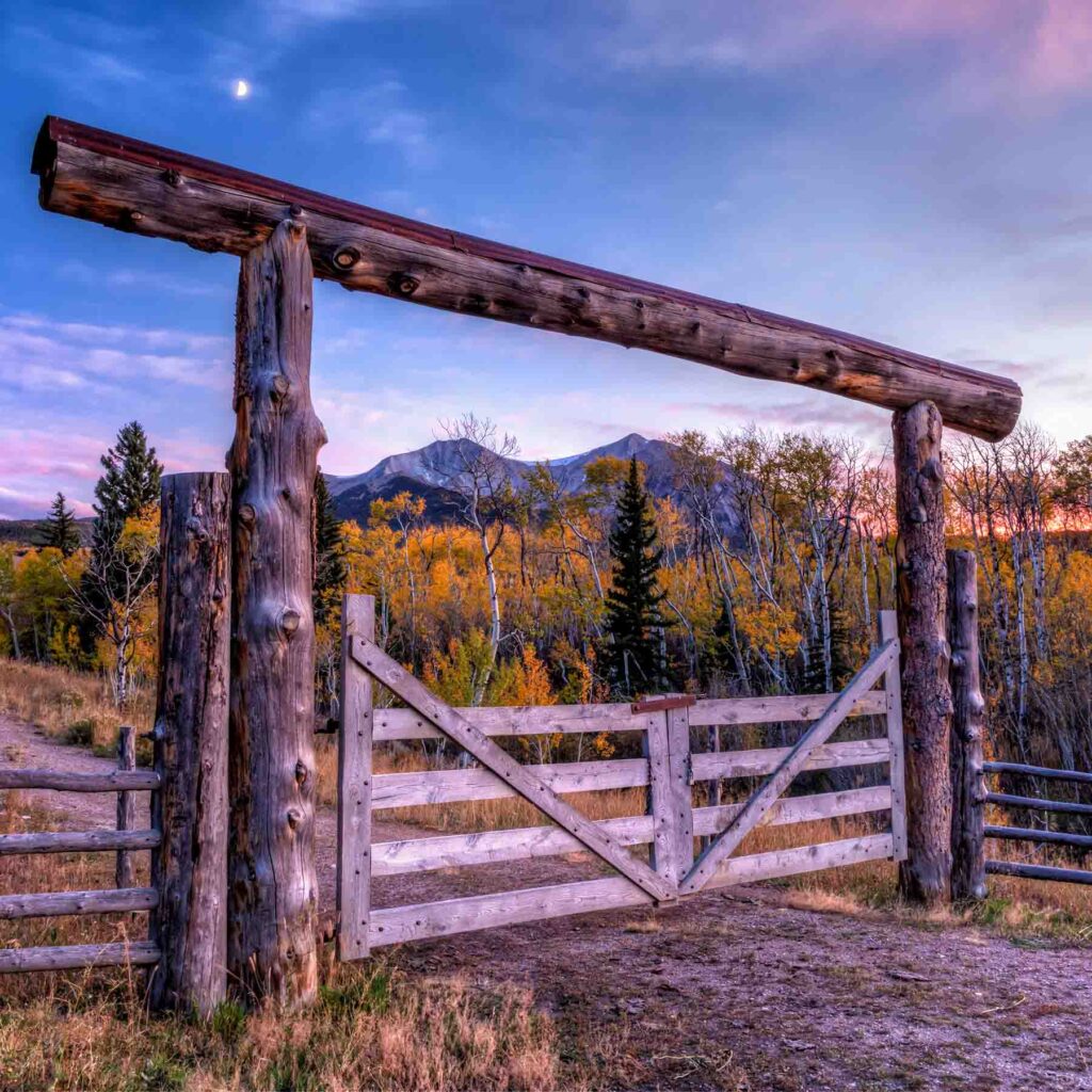 Ranch entrance