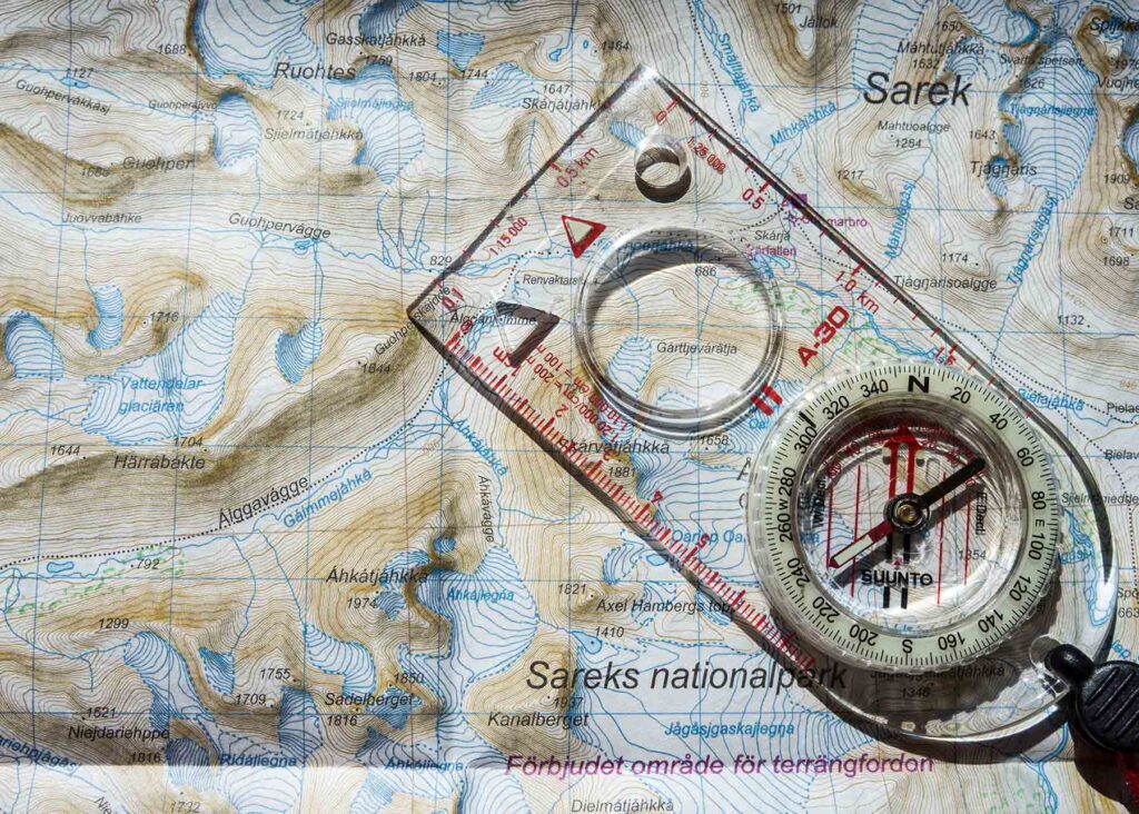 Topo map