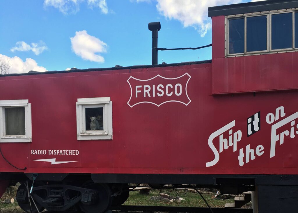 Remodeled train caboose that's a rental apartment now